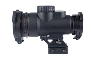 Picture of Trijicon MRO SD Patrol, Red Dot, 25mm Objective, 2 MOA Dot/68 MOA Segmented Circle, Matte Finish, Black, Full Co-Witness Mount MRO-C-2200355