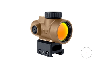 Picture of Trijicon MRO SD, Red Dot, 25mm Objective, 2 MOA Dot, Anodized Finish, Coyote Brown, Full Co-Witness Mount MRO-C-2200327