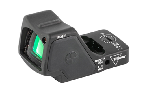 Picture of Trijicon RMR HD, Reflex Sight, 55 MOA Segmented Ring w/1 MOA Dot, Matte Finish, Black, Forward Facing Light Sensor RMHD1-C-3200001