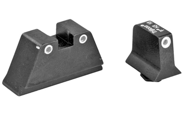 Picture of Trijicon Bright & Tough, Sight, Suppressor Height, Green Front with Yellow Rear, Fits Glock 17/19/22/23/26/27/31/32/33/34/35/37/38/39, Black GL201-C-600651