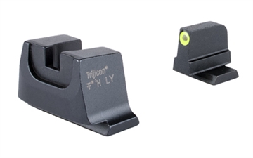 Picture of Trijicon Suppressor/Optic Height, Night Sights, Yellow Front with Metal Rear & Green Lamps, Fits Smith & Wesson M&P C.O.R.E./M&P M2.0 SA240-C-601152