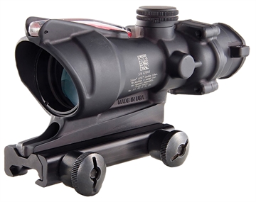 Picture of Trijicon ACOG Matte Black 4x32mm Illuminated Red Chevron .223/5.56 BDC Reticle TA31D100288