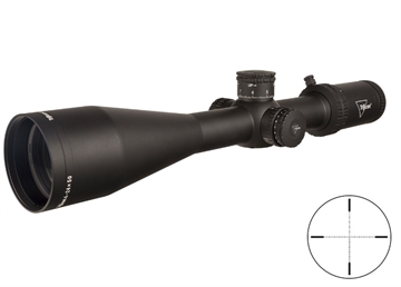 Picture of Trijicon Tenmile 4-24x50mm Second Focal Plane Riflescope with Red LED Dot, MRAD Ranging, 30mm Tube, Matte Black, Exposed Elevation Adjuster with Return to Zero Feature TM42450-C-3000007