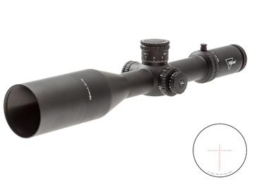 Picture of Trijicon Tenmile 4.5-30x56mm SFP Long-Range Riflescope with Red/Green MOA Long Range, 34mm Tube, Matte Black, Exposed Elevation Adjuster with Return to Zero Feature TM3056-C-3000014