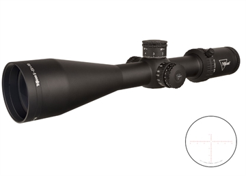Picture of Trijicon Tenmile Matte Black 5-25x50mm 30mm Tube LED Illuminated Red MRAD Center Dot Reticle 3000011