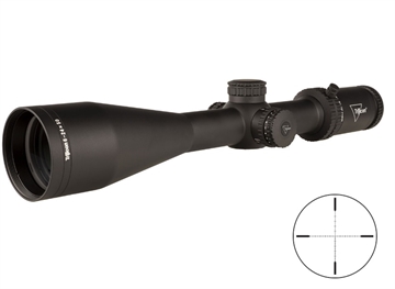 Picture of Trijicon Tenmile 6-24x50mm Second Focal Plane Riflescope with Green LED Dot, MRAD Ranging, 30mm Tube, Matte Black, Low Capped Adjusters TM62450-C-3000006