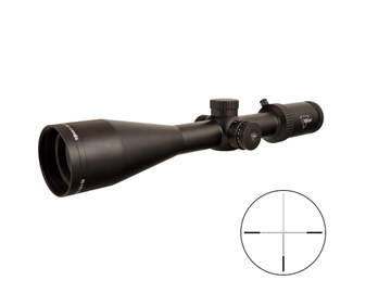 Picture of Trijicon Tenmile HX 6-24x50mm Second Focal Plane Riflescope with Green LED Dot, MOA Ranging, 30mm Tube, Satin Black, Low Capped Adjusters TMHX2450-C-3000004