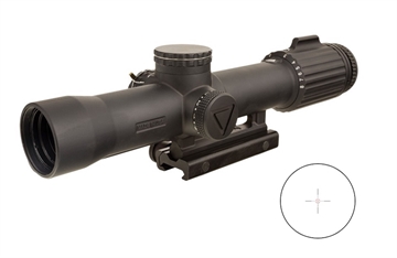 Picture of Trijicon VCOG 1-8x28 Riflescope FFP Red MOA Crosshair Dot Reticle Illuminated Black with Thumbscrew Mount VC18-C-2400001
