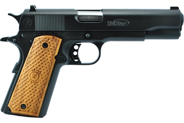 Picture of American Classic Government 1911, Single Action Only, Semi-automatic, Metal Frame Pistol, Full Size, 38 Super, 5" Barrel, Steel, Blued Finish, Black, Fixed Sights, Manual Thumb Safety, 9 Rounds, 1 Magazine 85607