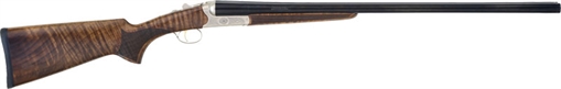 Picture of TriStar Bristol SxS 12 Gauge 28" 2rd 3" Silver Engraved with 24K Gold Inlay Rec Oiled Turkish Walnut Stock Right Hand (Full Size) Includes 5 MobilChoke 38112
