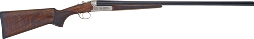 Picture of TriStar Bristol SxS 16 Gauge 28" 2rd 3" Silver Engraved with 24K Gold Inlay Rec Oiled Turkish Walnut Stock Right Hand (Full Size) Includes 5 MobilChoke 38116