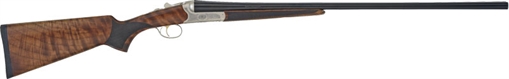 Picture of TriStar Bristol SxS 28 Gauge 28" 2rd 2.75" Silver Engraved with 24K Gold Inlay Oiled Turkish Walnut Stock Right Hand (Full Size) Includes 5 MobilChoke 38128