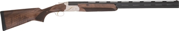 Picture of TriStar Trinity II LT Full Size 16 Gauge Break Open 2.75" 2rd 28" Black O/U Chrome Lined Vent Rib Barrel, MobilChoke, Engraved Silver Aluminum Receiver, Deluxe Walnut Stock, Right Hand 33142