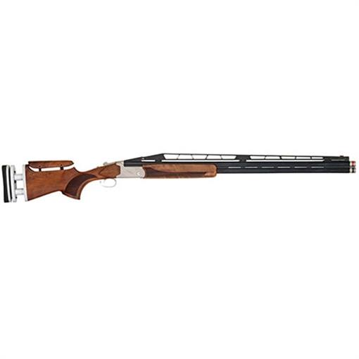 Picture of TriStar TT-15A Double Trap 12 Gauge 2rd 2.75" 32" Adjustable Rib Barrel Silver Rec Walnut Fixed with Adjustable Comb Stock Right Hand (Full Size) Includes 5 Extended MobilChoke 35416