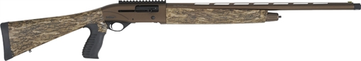 Picture of TriStar Viper G2 Turkey 12 Gauge 3" 5+1 24" Barrel, Bronze Cerakote Receiver, Mossy Oak Bottomland Fixed Pistol Grip Stock, Includes 4 MobilChoke 24151
