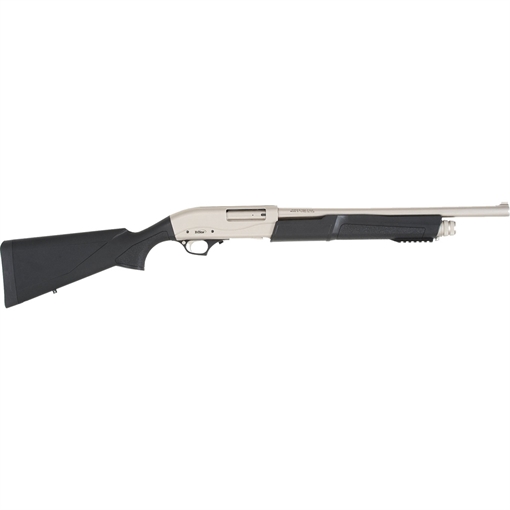 Picture of TriStar Cobra III Marine Pump 12 Gauge 18.50" 5+1 3" Silver Rec/Barrel Black Synthetic Stock Right Hand (Full Size) Includes 1 MobilChoke 23164