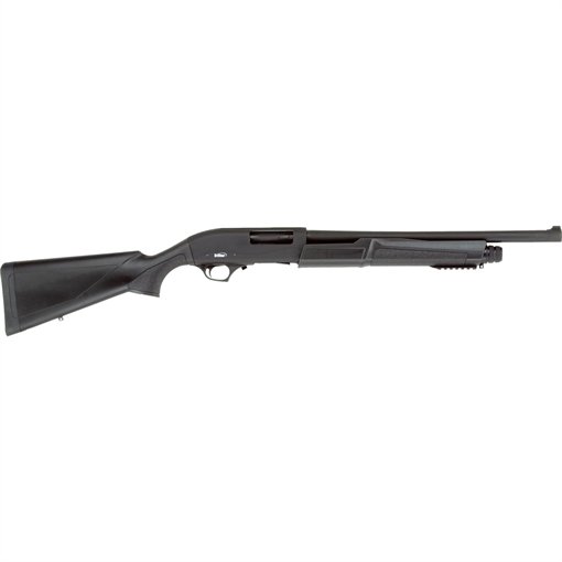 Picture of TriStar Cobra III Tactical Pump 12 Gauge 18.50" 5+1 3" Black Rec/Barrel Black Synthetic Stock Right Hand (Full Size) Includes 1 Cylinder MobilChoke 23160