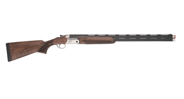 Picture of TriStar Cypher X Over/Under 12 Gauge 3" 2rd 28" Blued Chrome-Lined, Lightweight Stainless Aluminum Rec, Deluxe Walnut Furniture, Fiber Optic Sight, 5 Ext. Chokes 33170