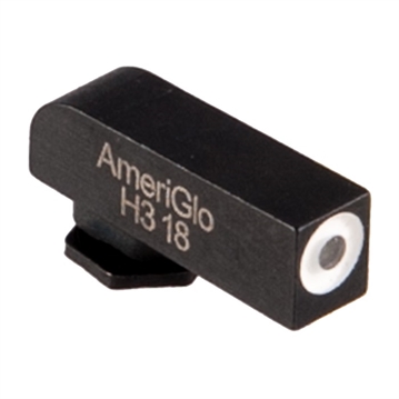 Picture of AMERIGLO GLOCK TRITIUM FRONT SIGHT ALL MODELS .165" H X .140" W GREEN WITH WHITE OUTLINE GL-112