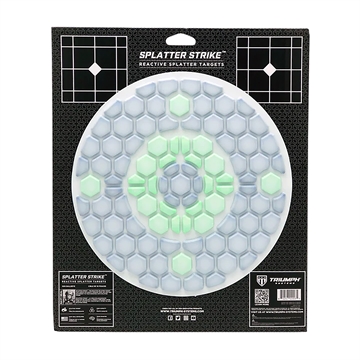 Picture of Triumph Systems Splatter Strike Reactive Splatter Target Bullseye Hanging Corrugate 031502001