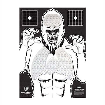 Picture of Triumph Systems Threat Down Reactive Splatter Target Yeti Hanging Paper 30"H x 22"W 031513006