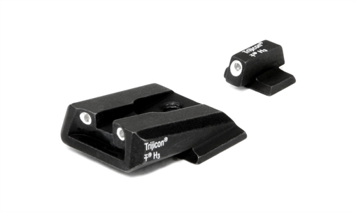 Picture of Trijicon Bright & Tough Night Sights Green/Tritium White Outline Front Sight-Green/Tritium White Outline Rear Sight Smith & Wesson M&P/M&P M2.0 600442