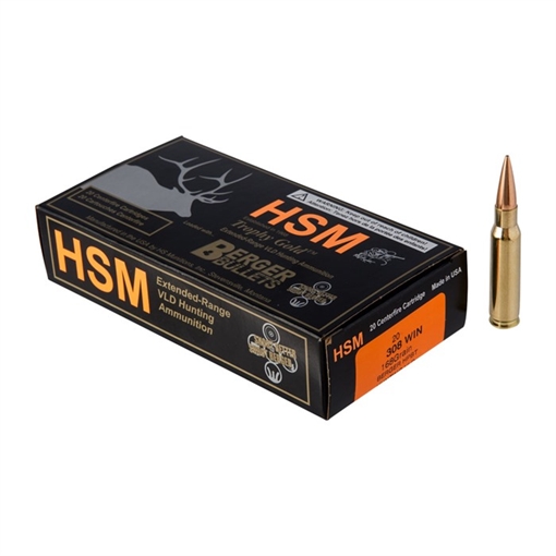 Picture of Hsm Ammunition 308 WINCHESTER 168GR VLD HUNTING 20/BOX BER-308168VLD