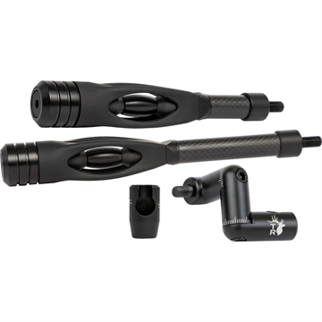 Picture of Trophy Ridge Trophy Ridge Seismic Stabilizer Combo 8.6 Black 8 in./6 in. AST266N8
