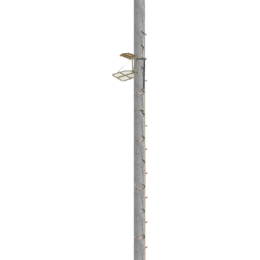 Picture of Trophy Treestands Trophy Treestands Archers Roost Combo Hang On Stand & 20ft. Climbing Sticks TFC402