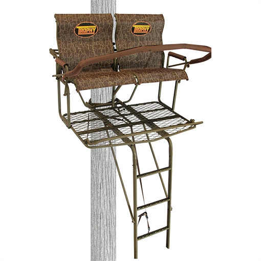 Picture of Trophy Treestands Trophy Treestands Big Easy Ladderstand Two Person 20 ft. TDL218