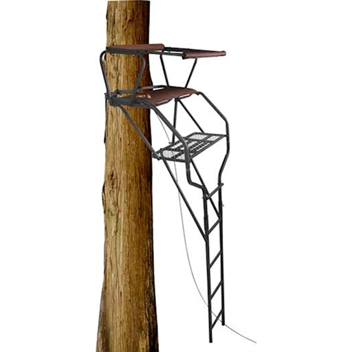 Picture of Trophy Treestands Trophy Treestands Maxgrip Double Ladderstand Two Person 18 ft. HVD207