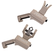 Picture of Troy Ind 45 Degree Offset Battlesight Set Flat Dark Earth Anodized M4 Front & Dioptic Rear SSIG-45S-MDFT-00