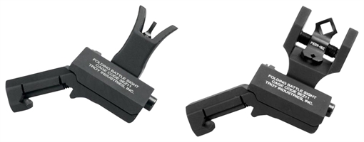 Picture of TROY Industries 45 Degree Battle Sight, Fits Picatinny, Black, M4 Front Sight and Dioptic Rear SSIG-45S-MDBT-00 SSIG45SMDBT00
