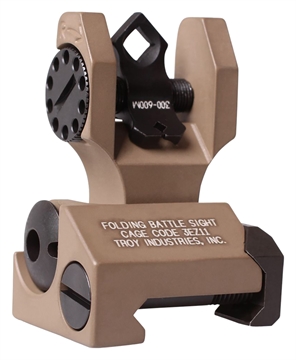 Picture of TROY REAR FOLDING BATTLE SIGHT DI-OPTIC AP (DOA) DARK EARTH (SSIG-DOA-RFFT-00) SSIG-DOA-RFFT-00 SSIGDOARFFT00