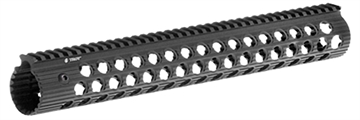 Picture of Troy Ind Alpha Rail Black Anodized Aluminum AR-15/M16 15" Long STRXAL115BT01