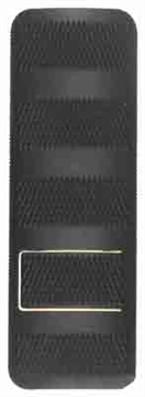 Picture of Troy Industries BATTLE RAIL COVER 3-PK PICATINNY POLYMER BLACK 4.4'' SCOV-BRC-34BT-00