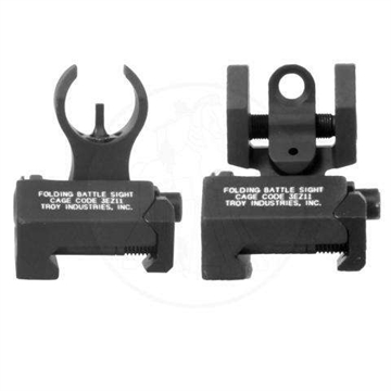 Picture of TROY MICRO HK STYLE BATTLESIGHTS BLK COMBO SET FOLDING FRONT AND REAR (SSIG-IAR-SMBT-00) SSIG-IAR-SMBT-00 SSIGIARSMBT00