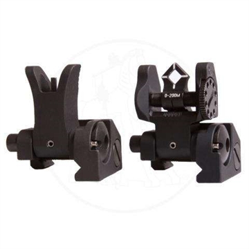 Picture of TROY Industries BattleSight Micro, Front and Rear Sight, Di-Optic Aperture, Picatinny, Black Finish SSIG-MCM-SSBT-00