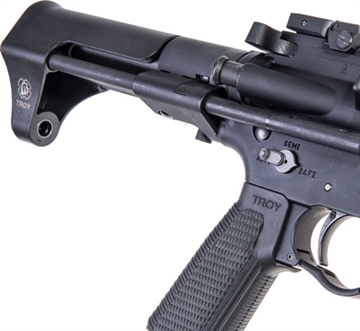 Picture of TROY STOCK SOCC 5.56 BLK AIRBORNE STOCK BLACK SBUTABNOOBTOO