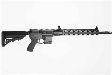 Picture of TROY LONG RANGE TLR11 RIA 5.56/223 18IN BBL SOCC 15IN HP RAIL BLK W/OFFSET SIGHTS SRIF-TLR12-18BT-00