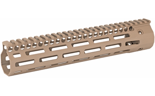 Picture of TROY Industries Battle Rail, 10.5" Low-Profile SOCC Rail, Fits AR-15 Rifles, 223REM/556NATO, M-LOK, Aluminum, Flat Dark Earth SRAI-SR1-10FT-00