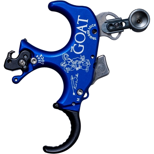 Picture of TRU Ball Tru Ball GOAT 3 Finger Blue/QuickSilver Medium TGOT-BLQS-M