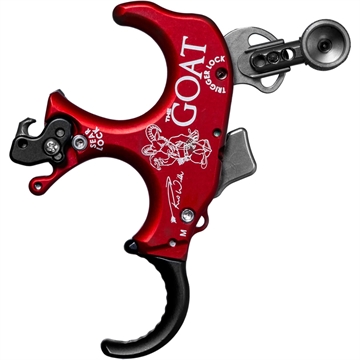 Picture of TRU Ball Tru Ball GOAT 3 Finger Red/QuickSilver Medium TGOT-RDQS-M