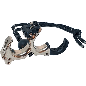 Picture of TRU Ball Tru Ball HBC Flex Release 3 Finger Quick Silver Large THBF-QS-L