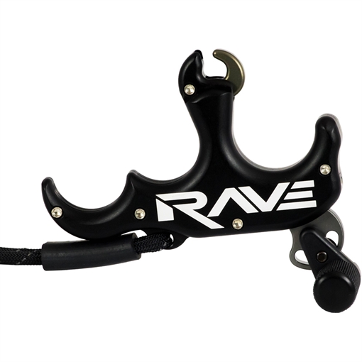 Picture of TRU Ball Tru Ball Rave Release 3 Finger Black TRV3-BK