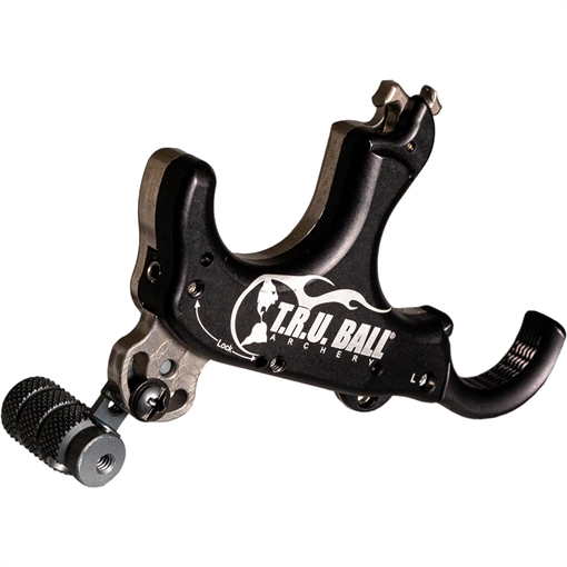 Picture of TRU Ball Tru Ball Trident Pro Flex Release 3 Finger Adjustable Silver Brass Large TRPF-BKQS-L