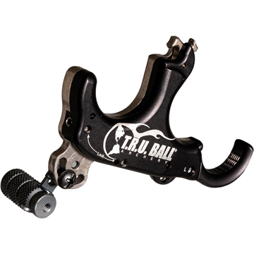 Picture of TRU Ball Tru Ball Trident Pro Flex Release 3 Finger Adjustable Silver Brass Large TRPF-BKQS-L