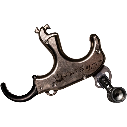 Picture of TRU Ball Tru Ball Trident Pro Flex Release 3 Finger Adjustable Silver Brass Medium TRPF-BKQS-M