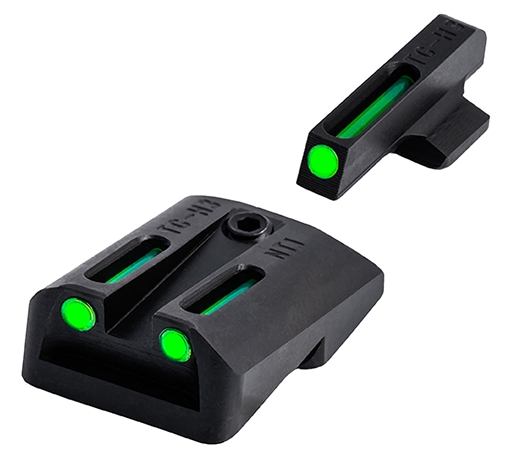 Picture of TruGlo TFO Green/Tritium/Fiber Optic Front Sight-Green/Tritium/Fiber Optic Rear Sight 1911 Government TG131NT2