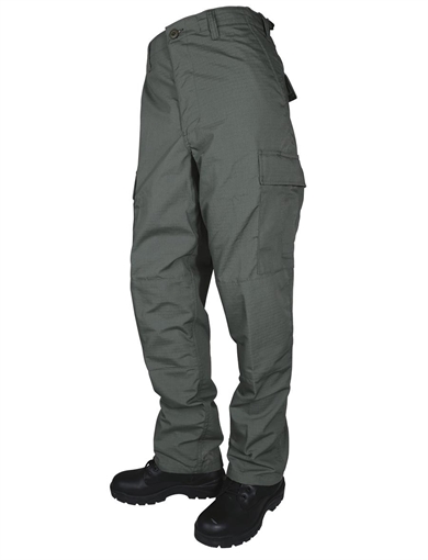 Picture of Tru-Spec BDU Basic Pants - 6.5oz. 65/35 Polyester Cotton Rip-Stop Zip Fly Closure Olive Drab 2X-Large 1830007